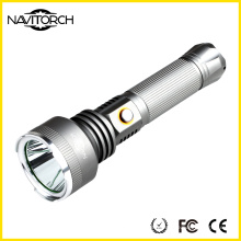Lampe de poche rechargeable en aluminium ultra lumineuse de 810 lumens de la gamme 500m (NK-2666)